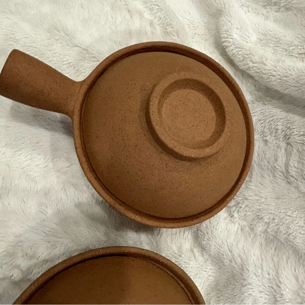 Three Williams Sonoma Bret Bortner design clay pots